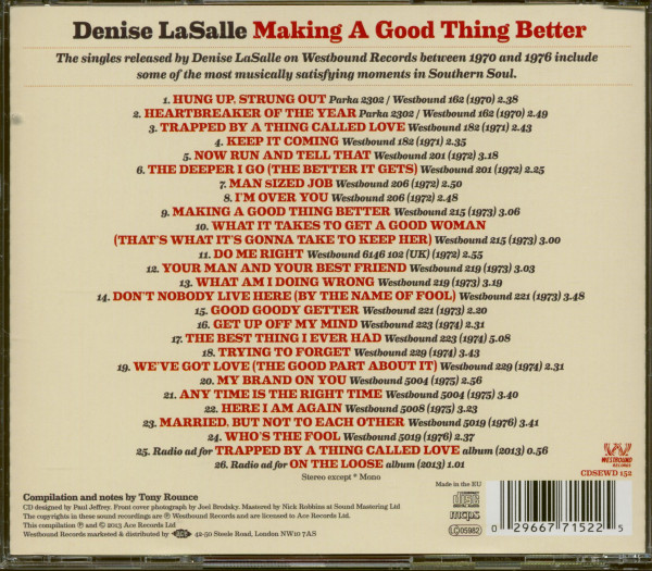 Making A Good Thing Better (CD)