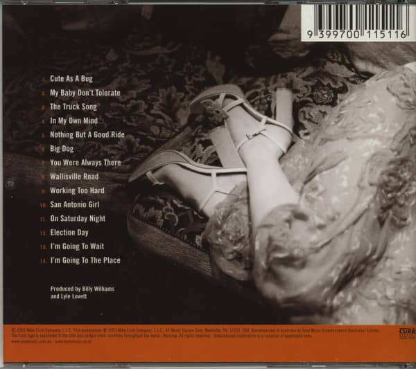 My Baby Don't Tolerate (CD)