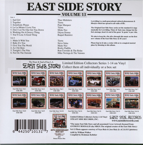 East Side Story Vol.13 (LP, colored Vinyl)