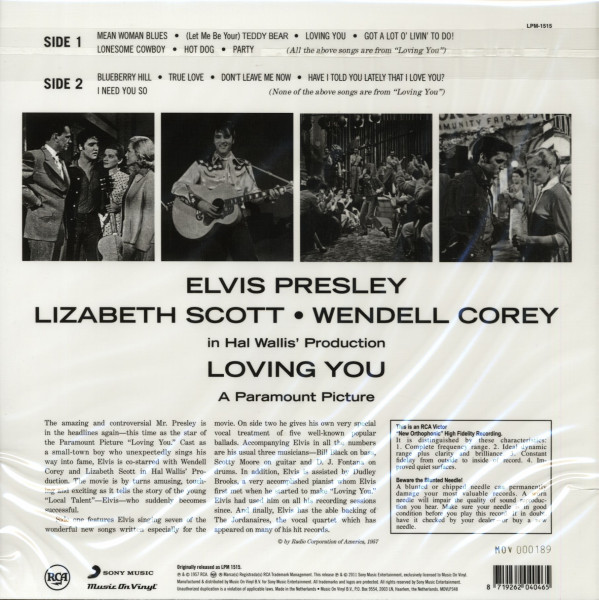 Loving You (LP, colored 180g Vinyl, Ltd.)