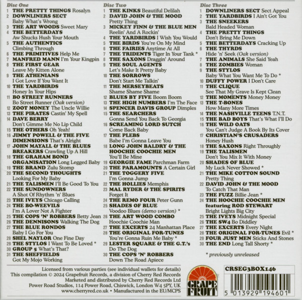 Having A Rave Up! The British R&B Sounds Of 1964 (3-CD)