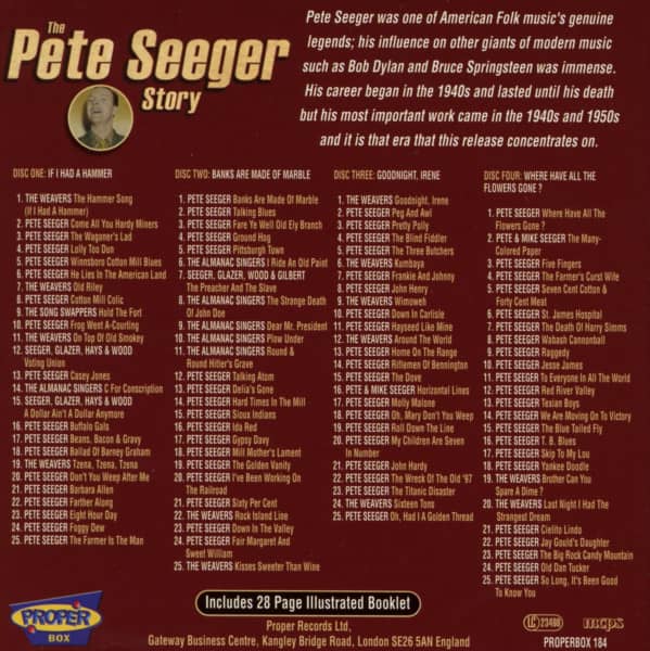 The Pete Seeger Story (4-CD)