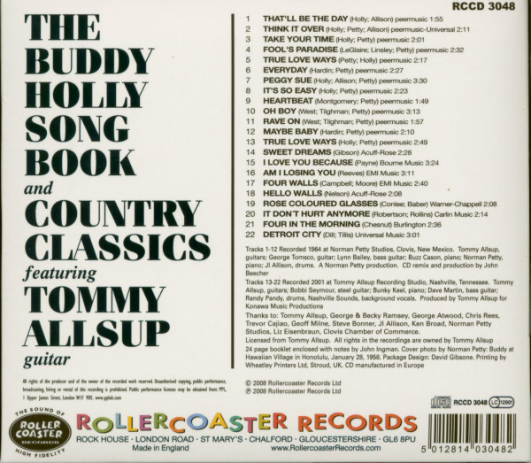 Buddy Holly Songbook...plus (CD)