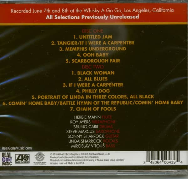 Live At The Whiskey 1969 - The Unreleased Masters (2-CD)