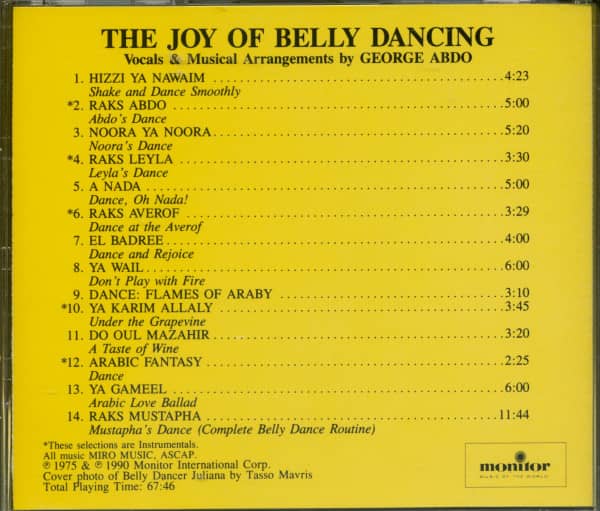 The Joy Of Belly Dancing (CD)
