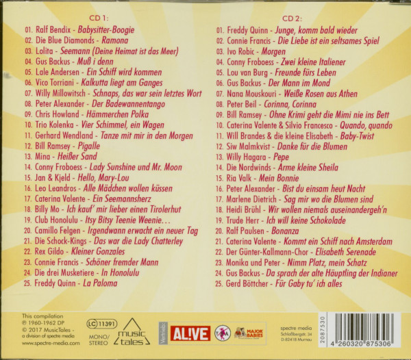 Kultschlager der 60er Jahre (2-CD)