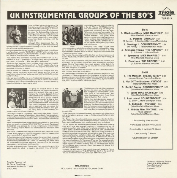 UK Instrumental Groups Of The 80's (LP)