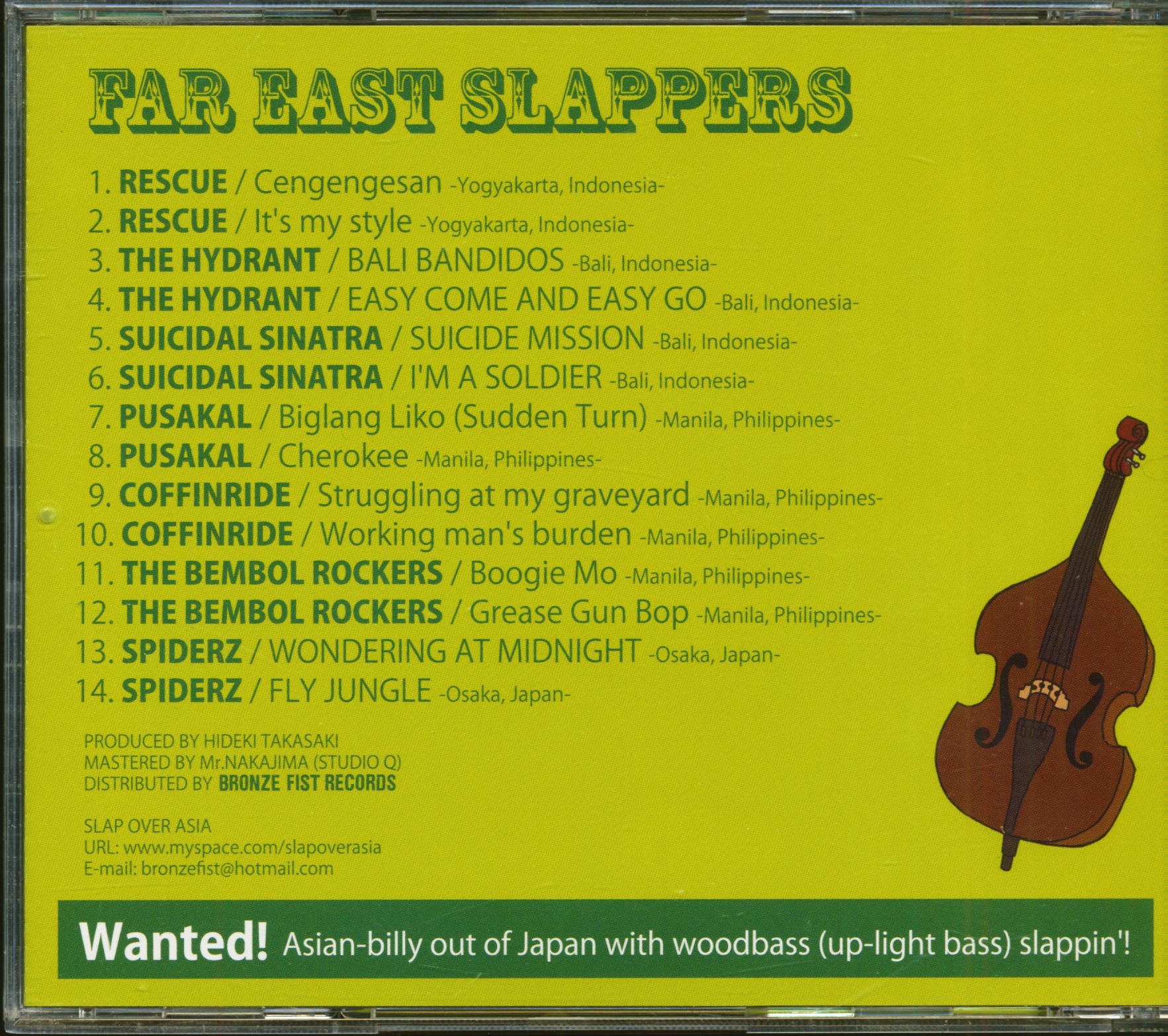 Various CD: Far East Slappers (CD) - Bear Family Records