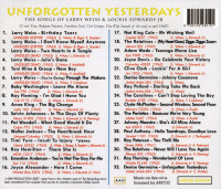 Preview: Unforgotten Yesterdays - The Songs Of Larry Weiss & Lockie Edwards Jr. Preview: Unforgotten Yesterdays - The Songs Of Larry Weiss & Lockie Edwards Jr.