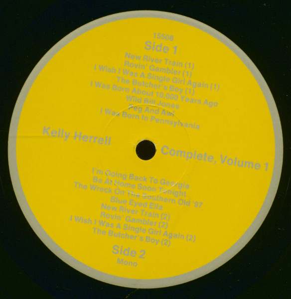 The Complete Kelly Harrell Vol.1 (LP)