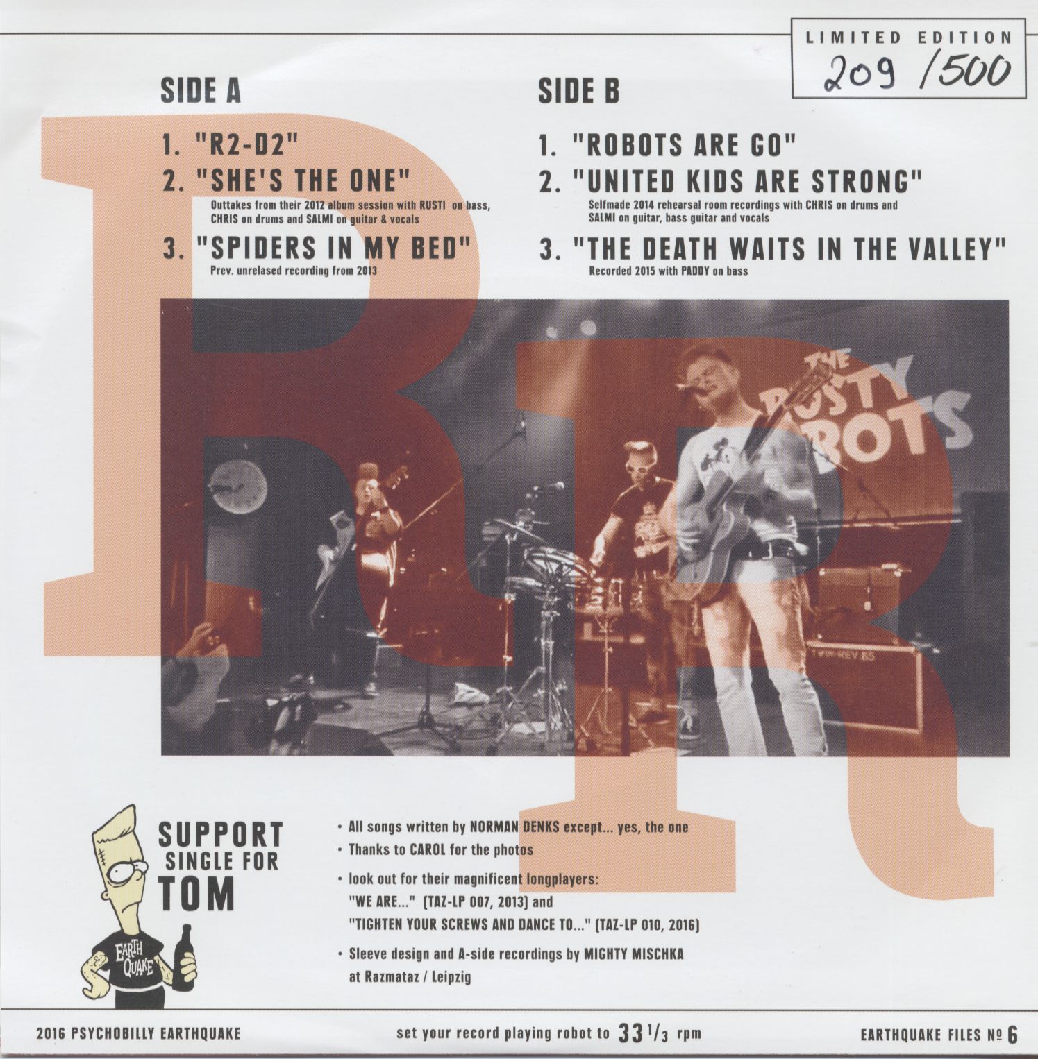 The Rusty Robots 7inch: 