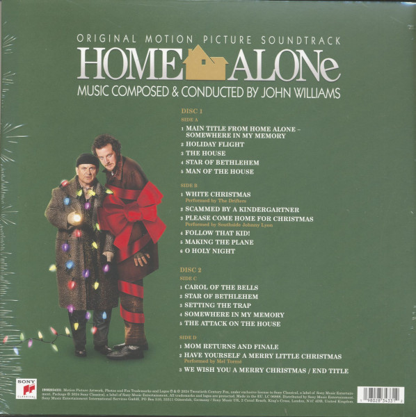 Home Alone - Original Motion Picture Soundtrack (2-LP, colored Vinyl))