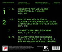 Preview: Violin Concerto, op.61, Septet, op.20 (2-CD) Preview: Violin Concerto, op.61, Septet, op.20 (2-CD)