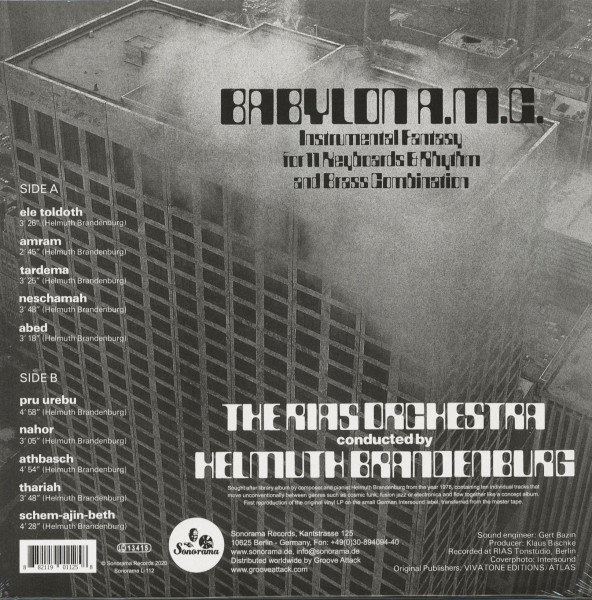 Babylon A. M.C. - The Rias Orchestra cond. by Helmuth Brandenburg (LP)