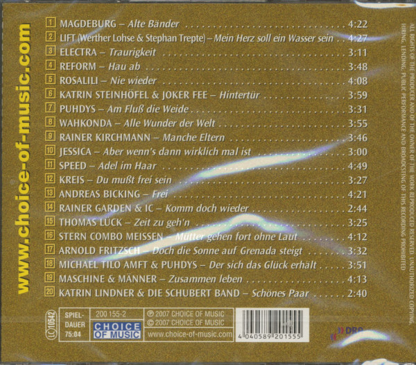 Hits und Raritäten aus dem DDR Rundfunkarchiv Vol.1 (CD)