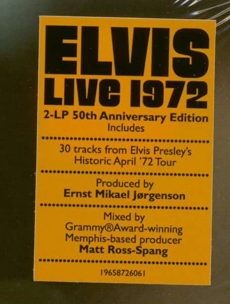 Elvis Live 1972 (2-LP)
