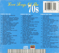 Preview: Love Songs Of The 70's (3-CD) Preview: Love Songs Of The 70's (3-CD)