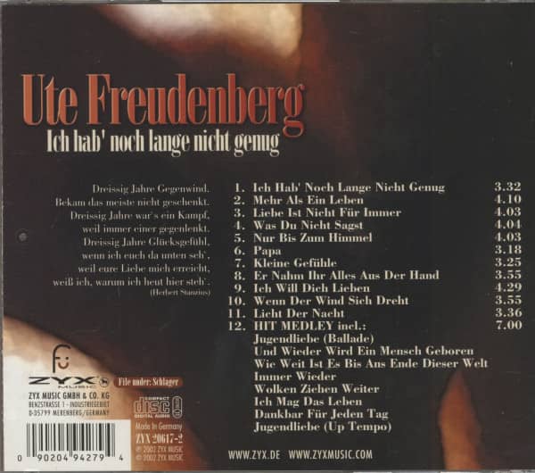 Ich hab noch lange nicht genug (CD)