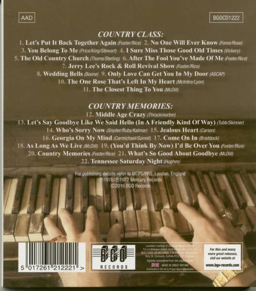 Country Class - Country Memories (CD)