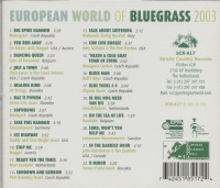 Preview: European World Of Bluegrass 2003 (CD) Preview: European World Of Bluegrass 2003 (CD)