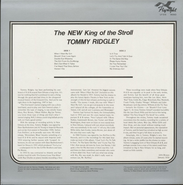 The New King Of The Stroll