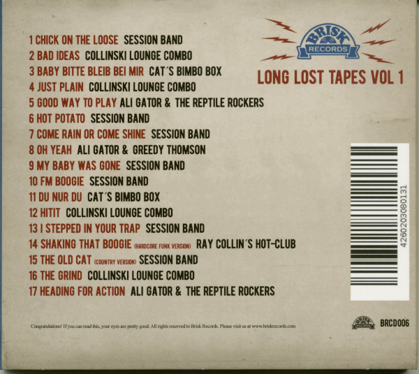 Long Lost Tapes (CD)