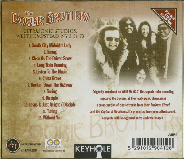 Ultrasonic Studios, West Hempstread, NY 5-31-73 (CD)