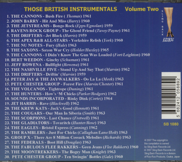 Those British Instrumentals Vol.2 (CD)