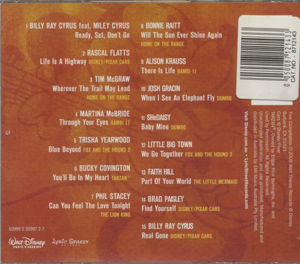 Country Sings Disney (CD)