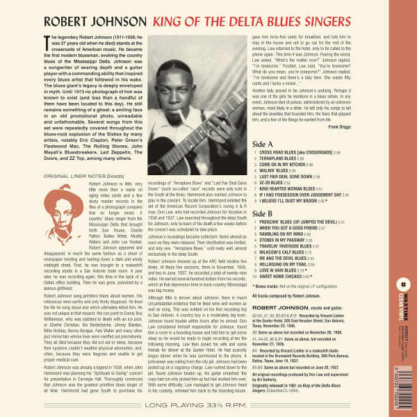 King Of The Delta Blues Singers (LP, Colored Vinyl, Ltd.)