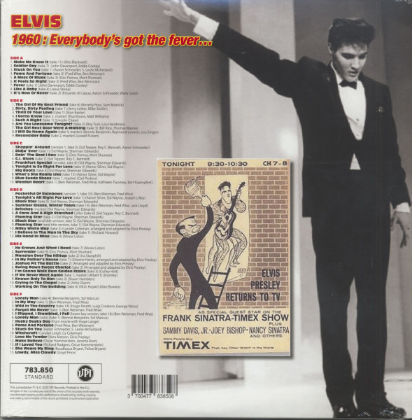 Elvis 1960 - Everybody's Got the Fever ... (3-LP, colored Vinyl, Ltd.)