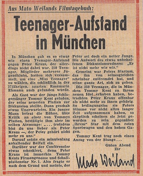 Man gratuliert mir