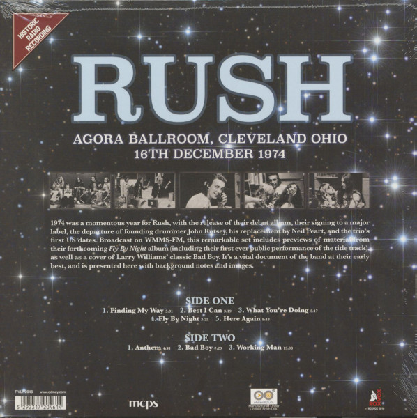 Agora Ballroom, Cleveland, OH, 1974 (LP, 180g Vinyl)