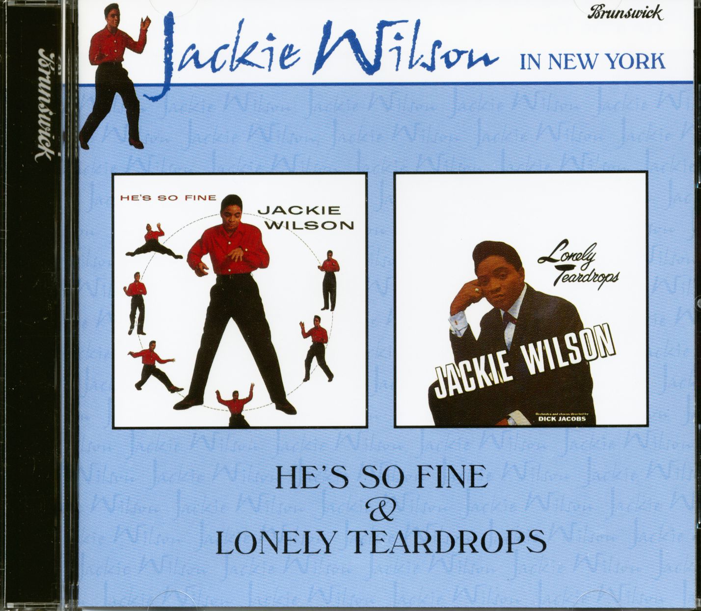 Jackie Wilson CD He's So Fine Lonely Teardrops (CD) Bear Family