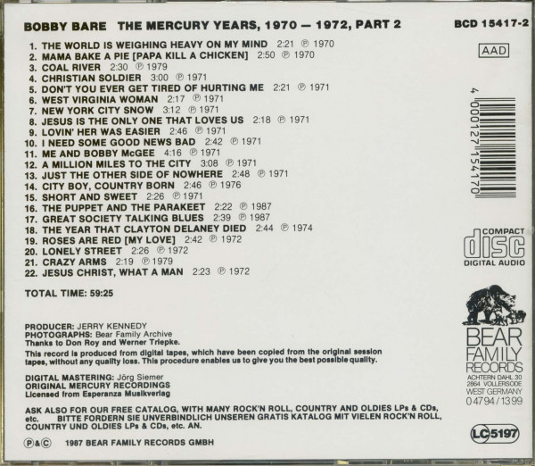 The Mercury Years (3-CD)