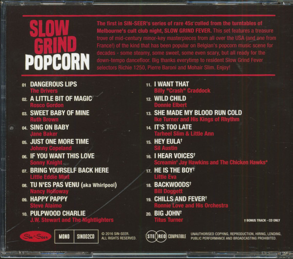 Slow Grind Popcorn (CD)