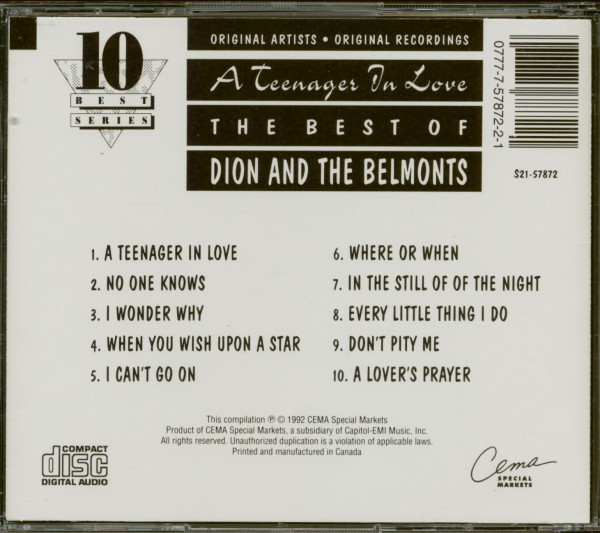 Teenager In Love (CD)