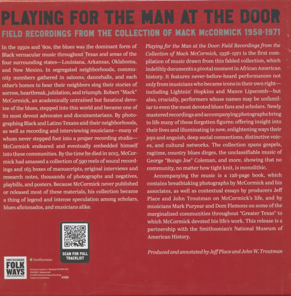 Playing For The Man At The Door - Field Recordings From The Collection Of Mack McCormick 1958–1971 (6-LP)