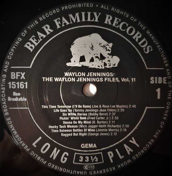 The Waylon Jennings Files, Vol.11 (LP)