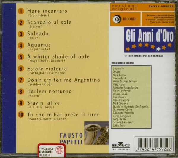 Gli Anni D'Oro (CD)