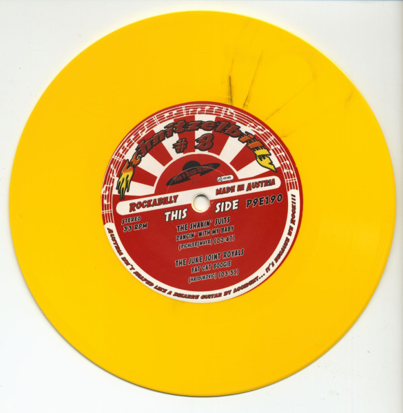 Schnitzelbilly No.8 - Rockabilly Made In Austria (7inch, colored Vinyl, EP, 33rpm, Ltd.)