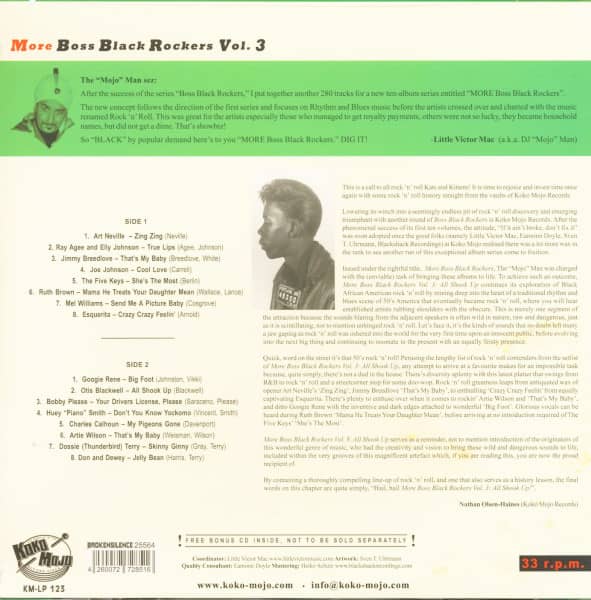 More Boss Black Rockers Vol.3 - All Shook Up (LP + CD)