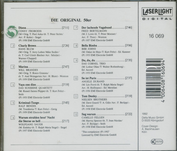 Die Original 50er (CD)