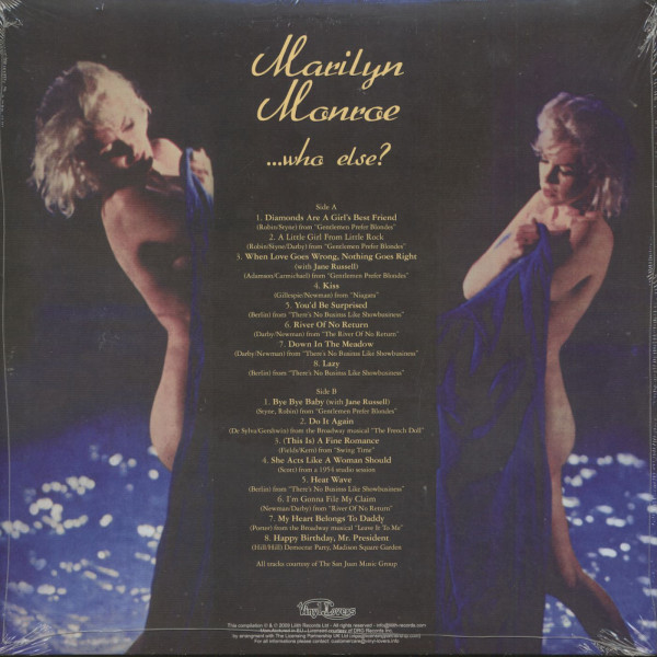 Marilyn Monroe - Who Else (LP, 180g Vinyl)