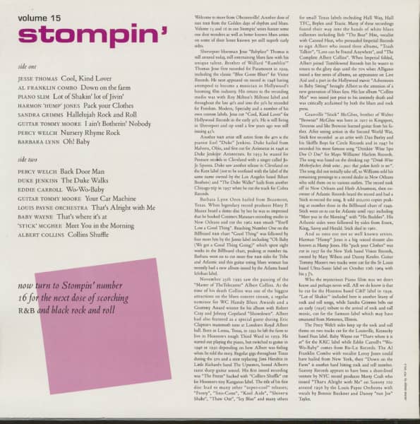 Stompin', Vol.15 (LP)