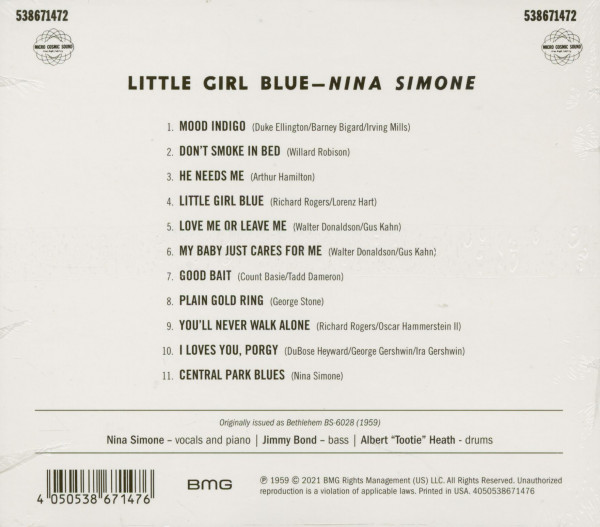 Little Girl Blue (CD)