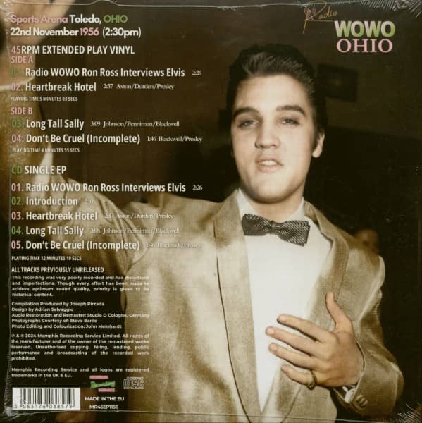 On Fire In Toledo 1956 (7inch EP, Green Vinyl & CD)