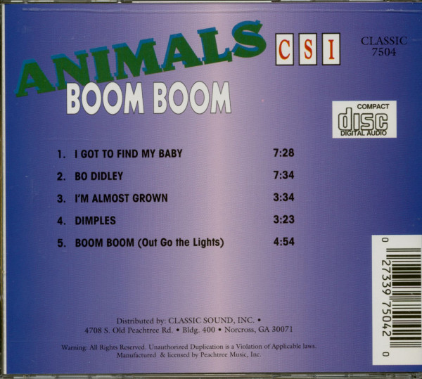 Boom Boom (CD)