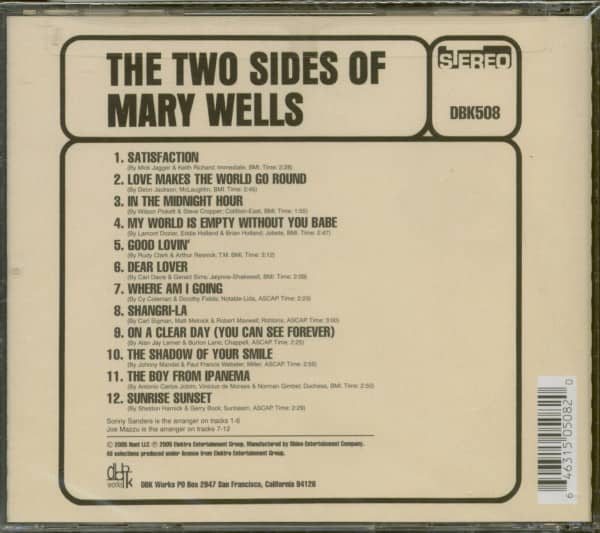 The Two Sides Of Mary Wells (CD)