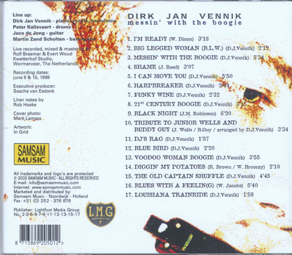 Messin' With The Boogie (CD)